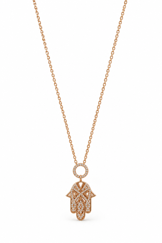 Sautoir rose gold Maya