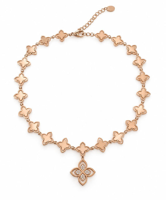 Chocker rose gold Jasmin