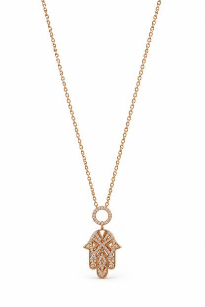 Sautoir rose gold Maya