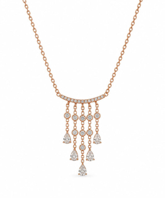 Collier rose gold Shéhérazade