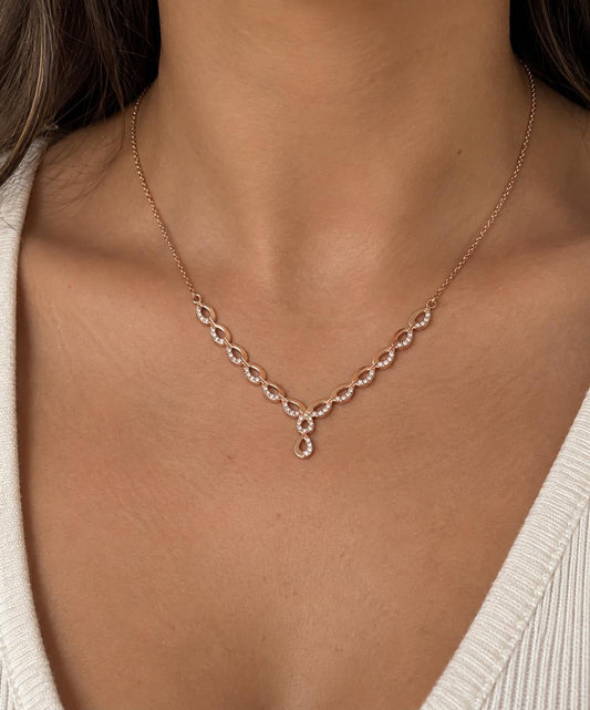 Collier rose gold Lina
