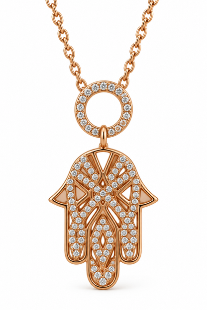Sautoir rose gold Maya