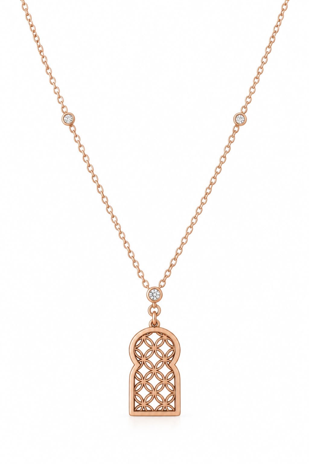 Collier rose gold Médina
