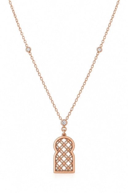 Collier rose gold Médina